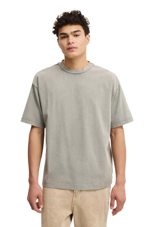Cotton On Box Fit Plain T-shirt In Green