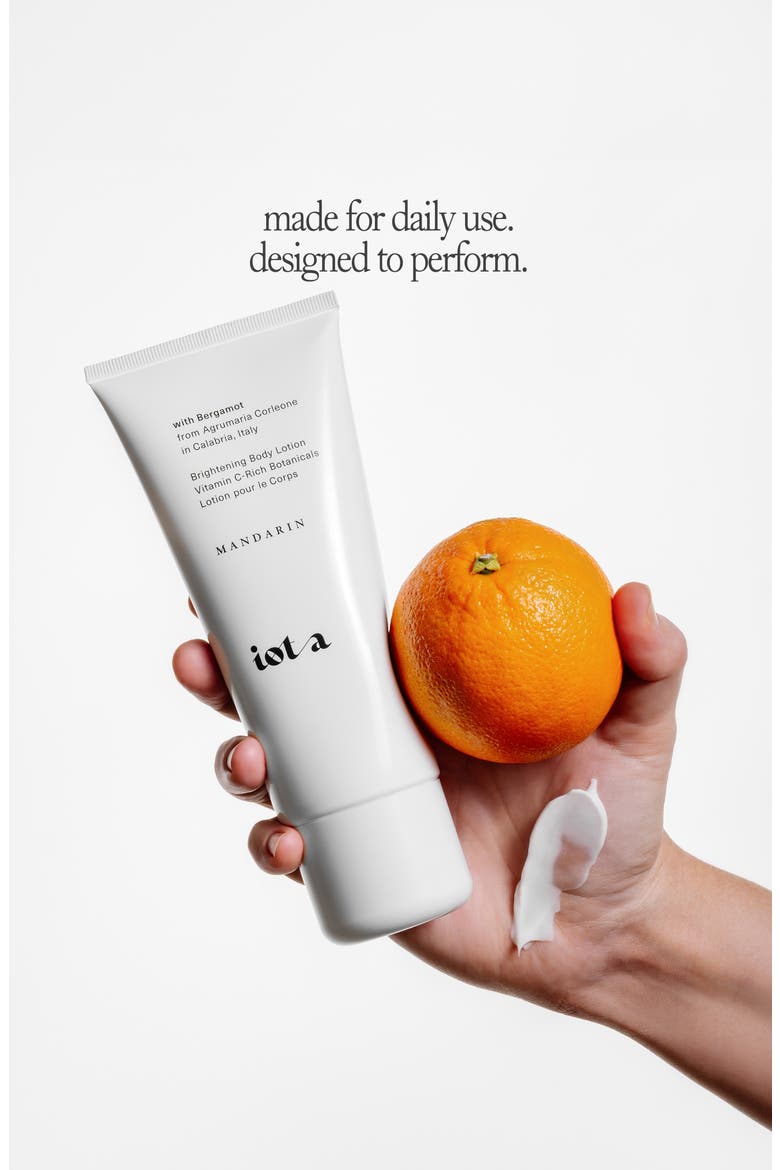 Mandarin & Bergamot Brightening Body Lotion, Alternate, color, WHITE