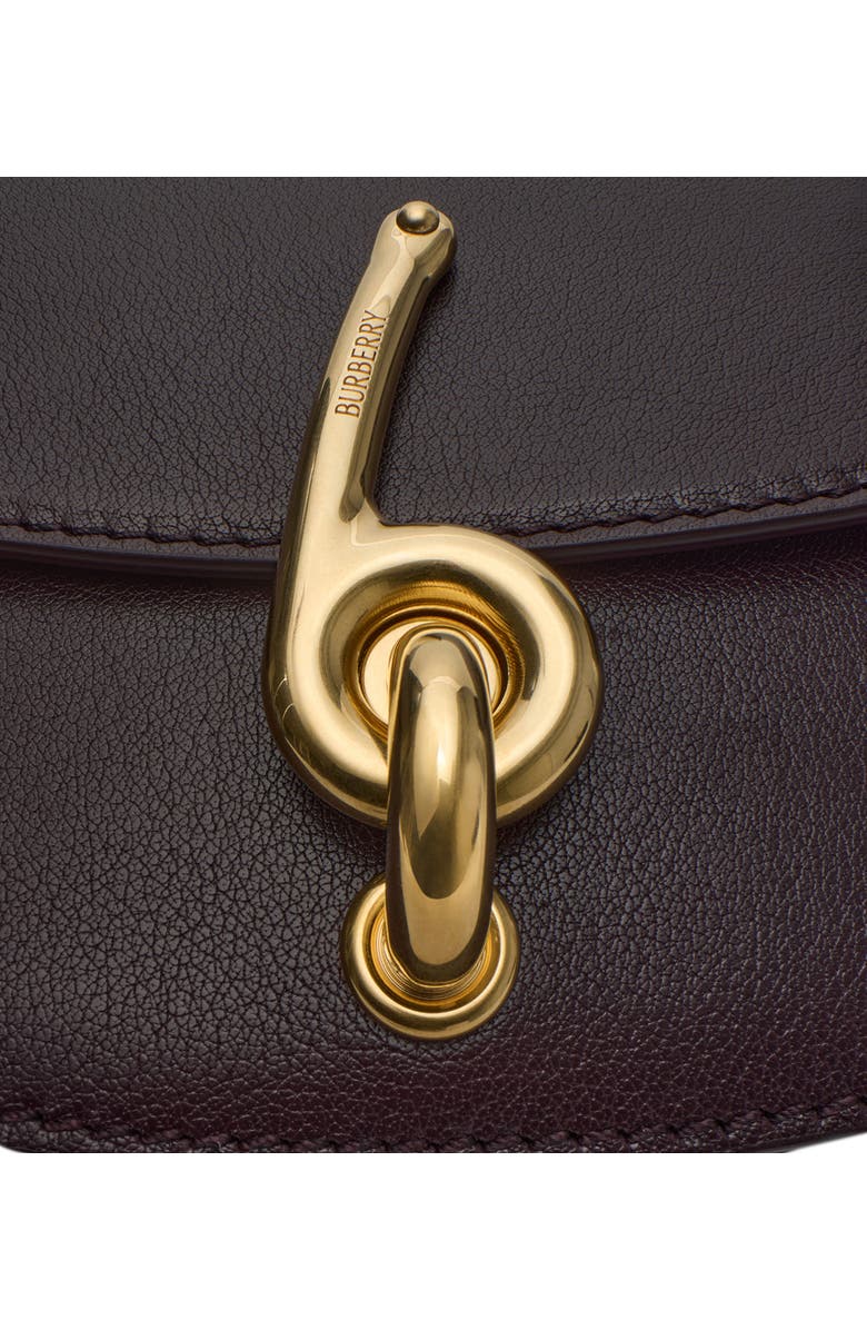 Burberry Small Bridle Logo Leather Crossbody Bag, Alternate, color, Rubus