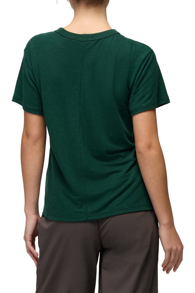 Cozy Up Crewneck T-Shirt, Alternate, color, ROOT GREEN