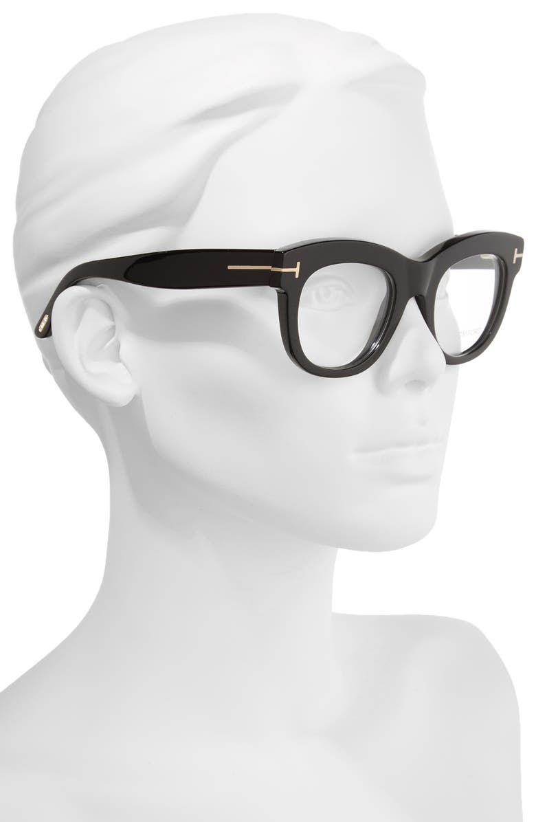 TOM FORD 49mm Optical Glasses, Alternate, color, 