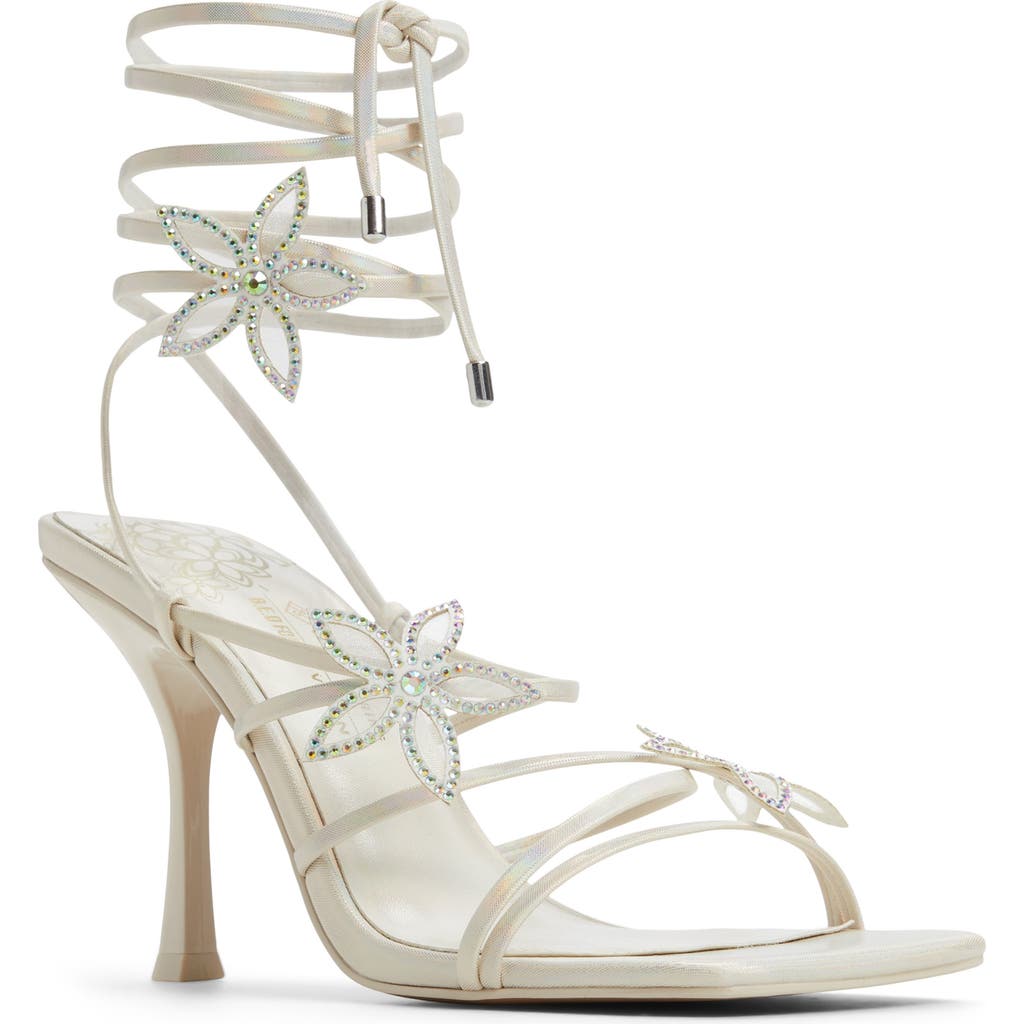 Call It Spring By Aldo Bouquet Ankle Wrap Sandal in White  product