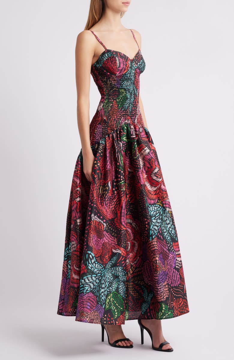 Hutch Lietta Gown, Alternate, color, Condensed Embroidered Floral