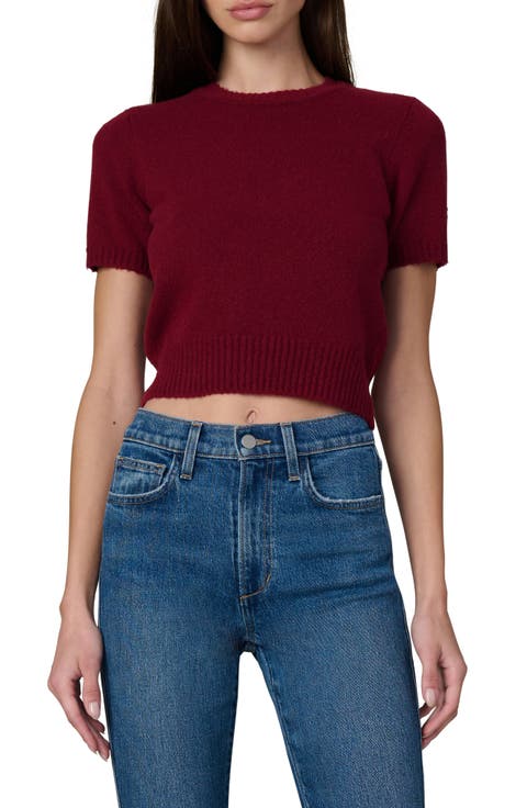 The Steph Shrunken Short Sleeve Sweater