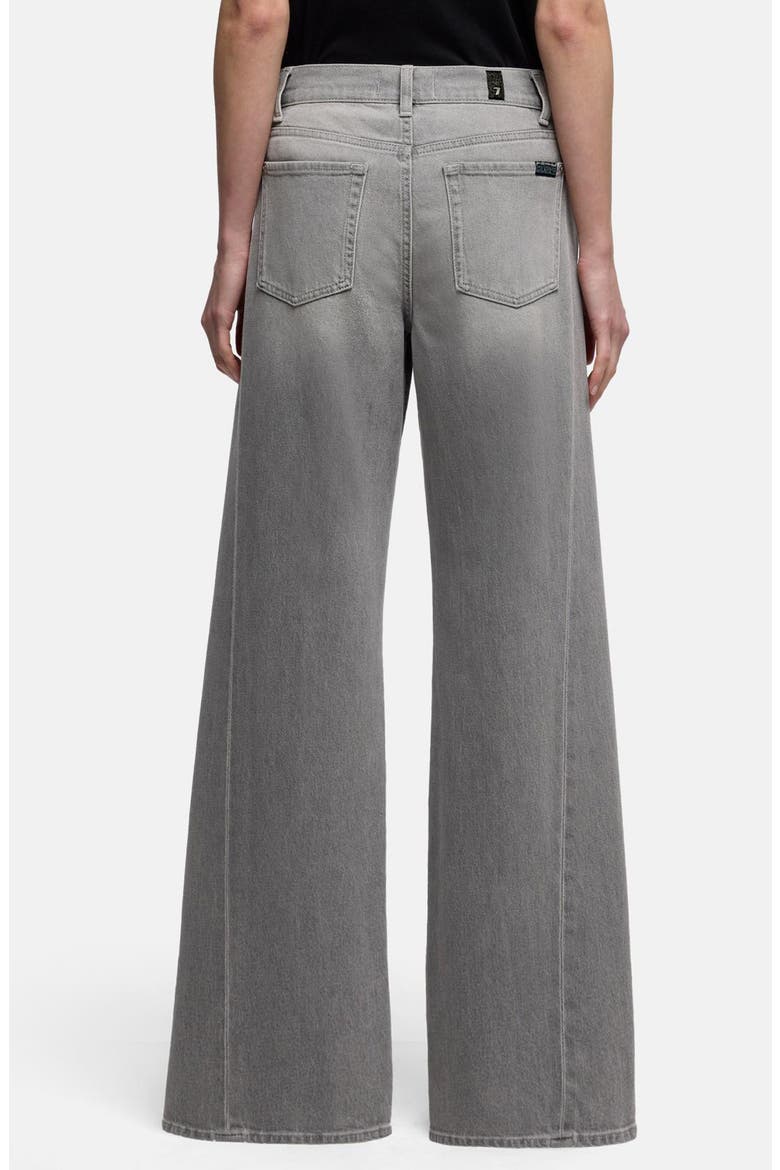 Lotta Tailorless High Waist Wide Leg Jeans, Alternate, color, METAL