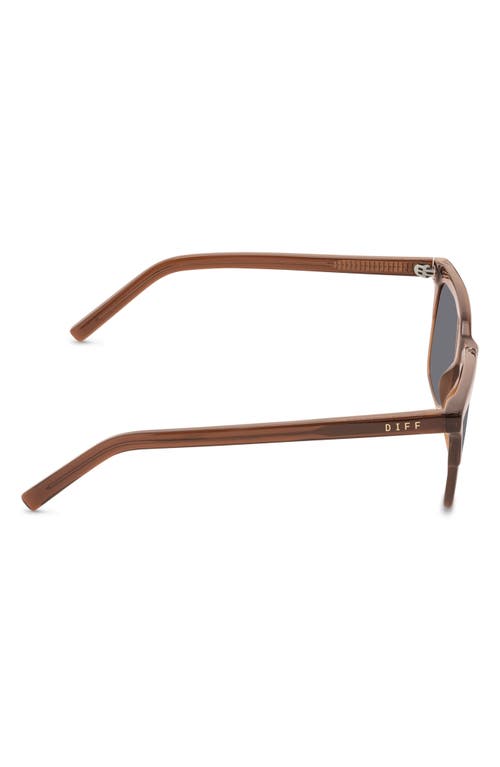 Diff Billie 53mm Square Sunglasses In Brown