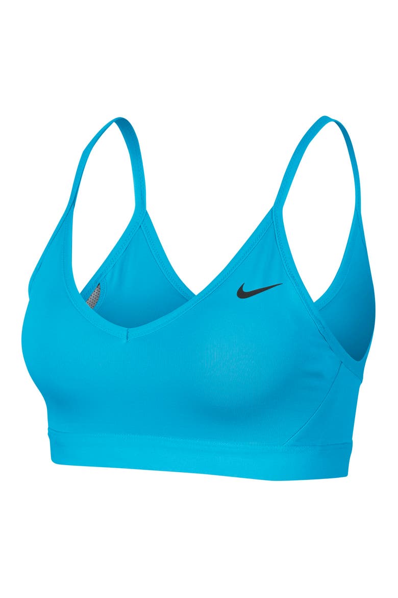 Indy Sports Bra, Main, color, LASER BLUE/ LASER BLUE/ BLACK
