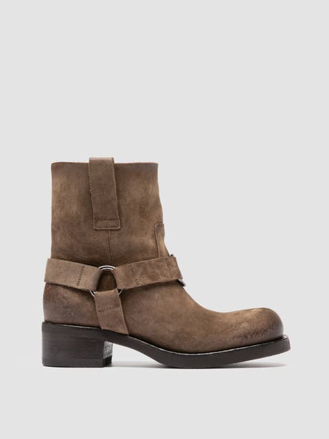 Dana 003 Suede Harness Boots