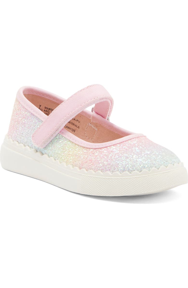 Harper Canyon Kids' Pearlla Play Glitter Sneaker, Main, color,