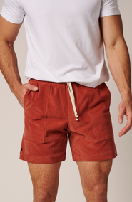 LEISURE LAB Patch Pocket Corduroy Short