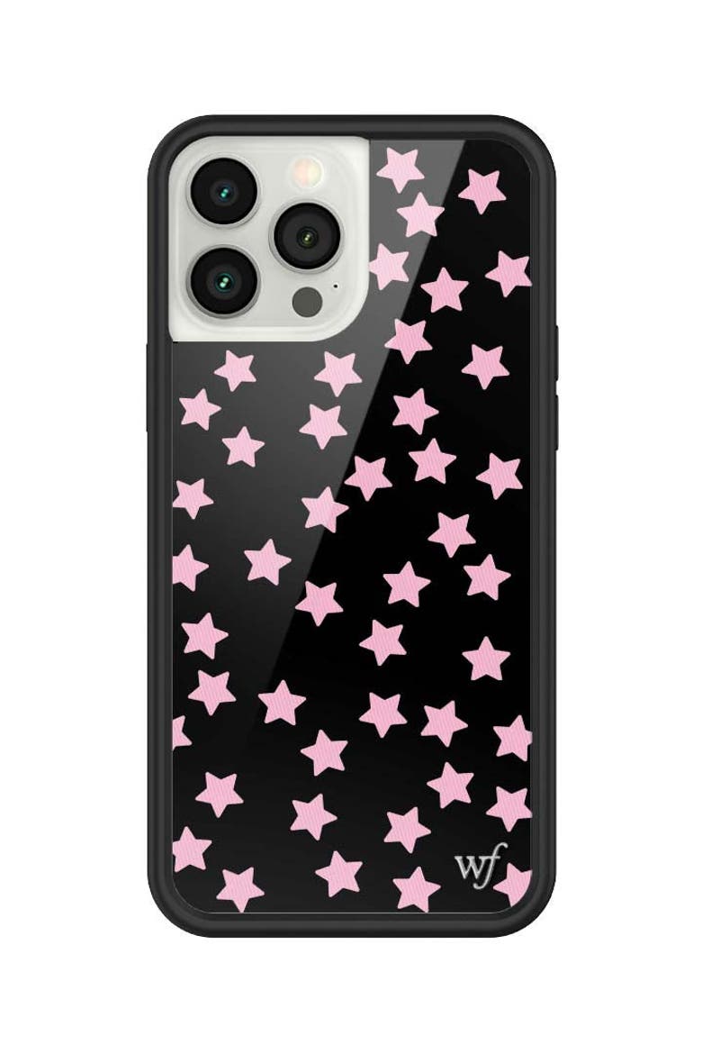 Super Cute Stars iPhone Case, Alternate, color, Black