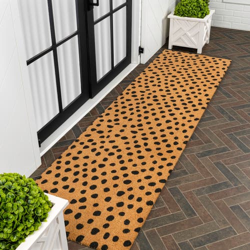 Jonathan Y Peater Classic Casual Commerical Natural Coir Indoor/outdoor Mat In Brown