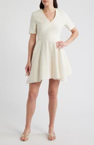 BOSS Daletar1 Tweed Skater Dress