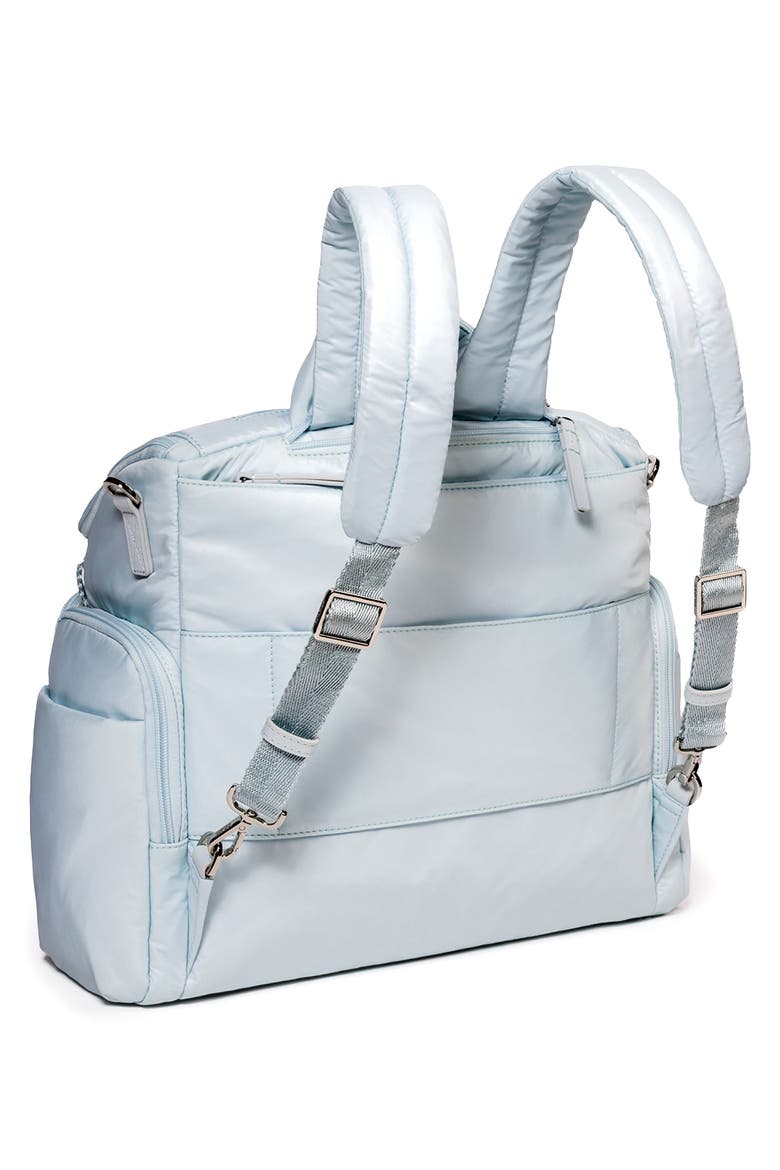 Large Baby Bag Diaper Bag, Alternate, color, BABY BLUE - LIGHT PASTEL BLUE