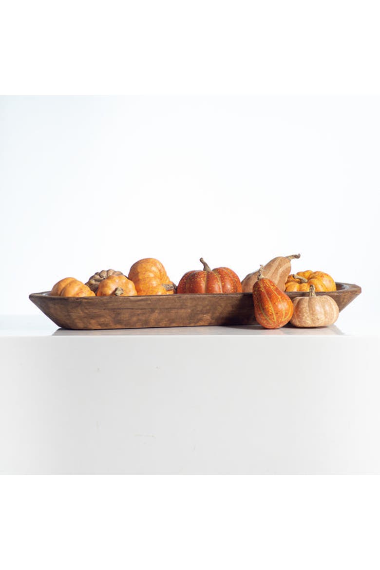 Weathered Harvest Thanksgiving Mixed Orange Pumpkin & Gourd Set of 9, Main, color, Orange