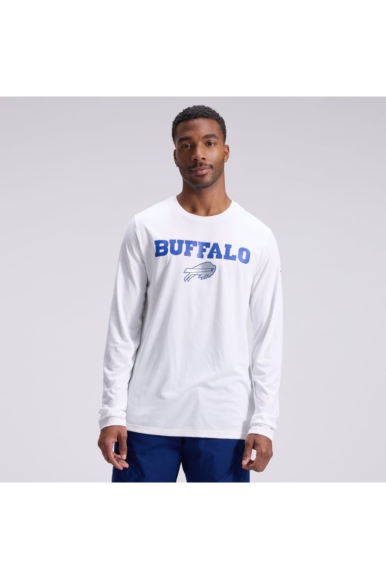 Men's Nike  White Buffalo Bills Rivalries Collection Sideline Legend Long Sleeve T-Shirt, Main, color, White