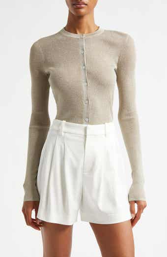 A.L.C. Fisher Metallic Rib Cardigan