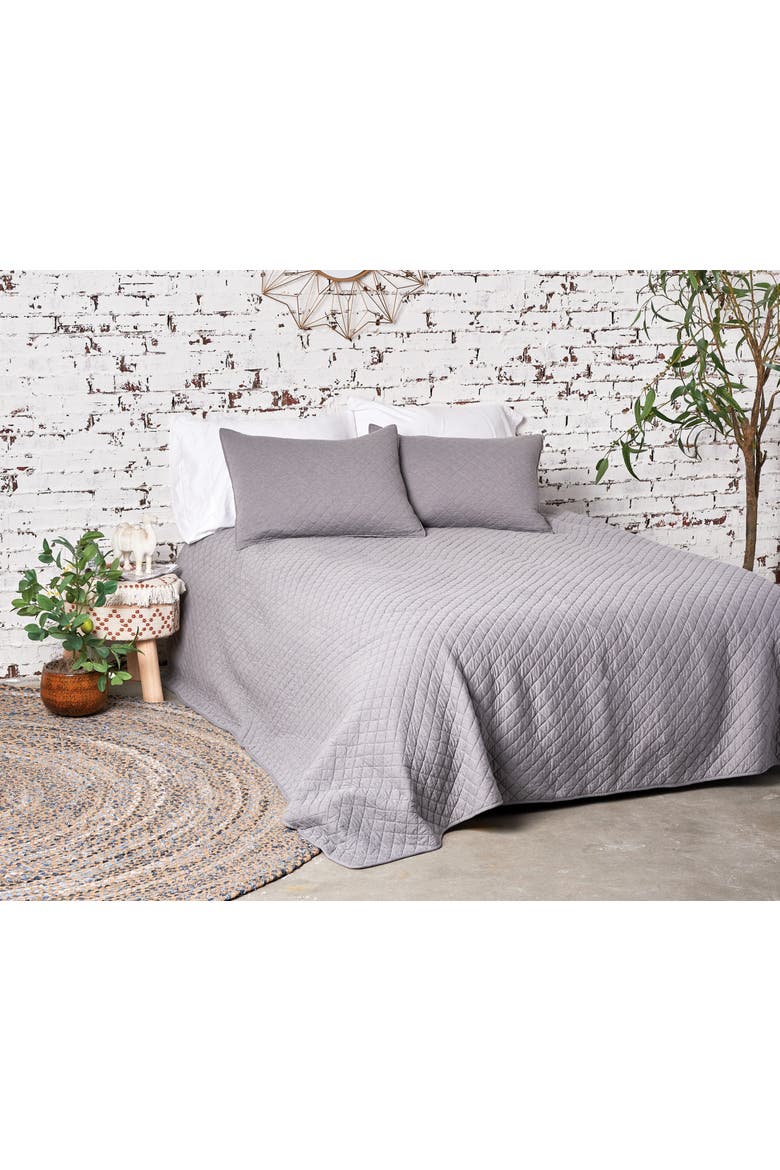 Jersey Gray Quilt, Main, color, Gray