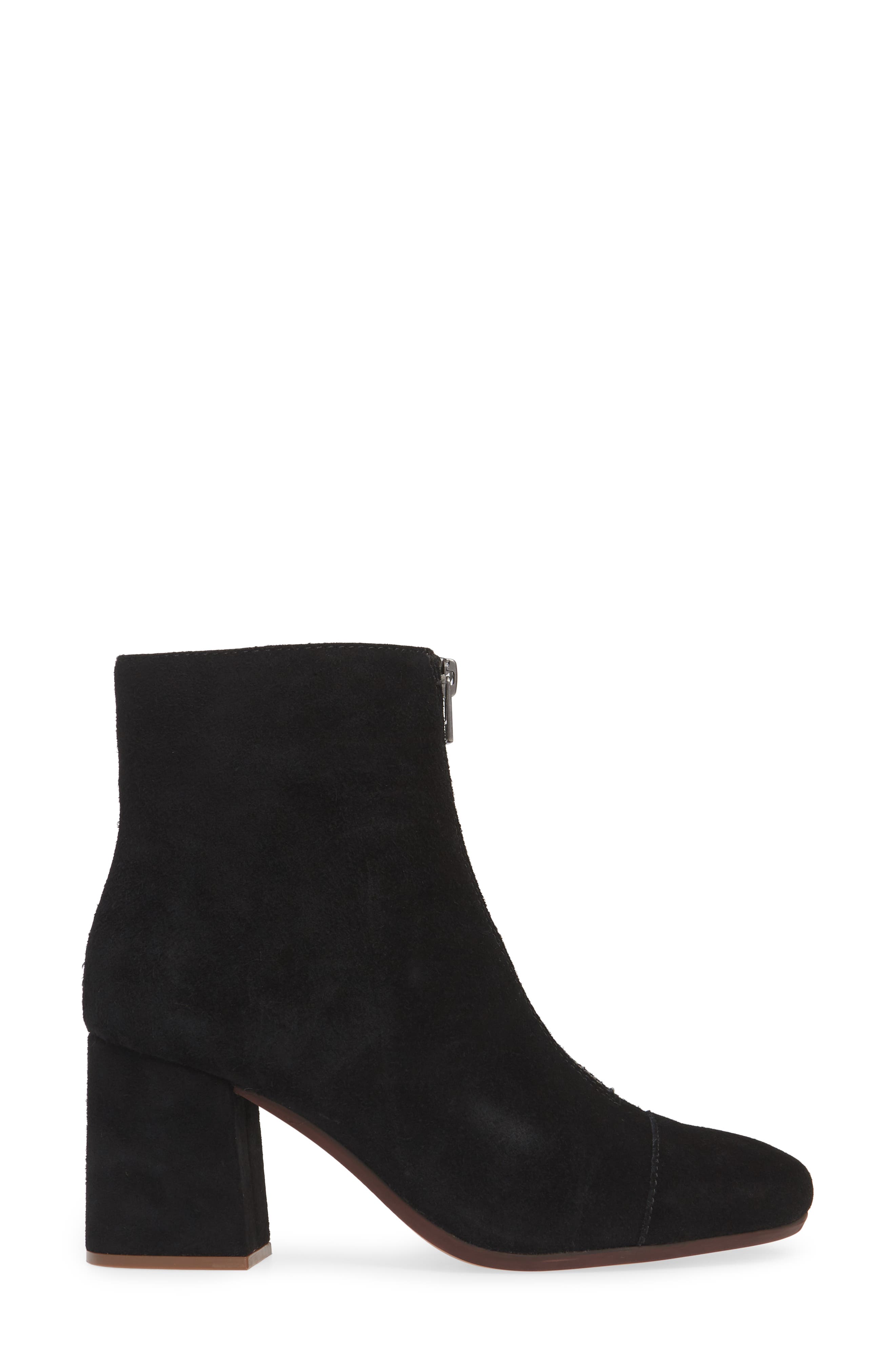 Madewell The Amalia Zip Suede Boot, Alternate, color, 