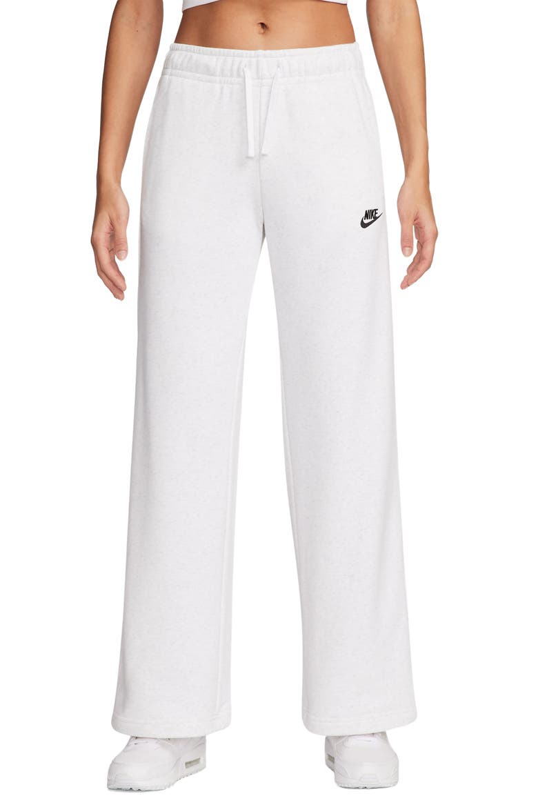 Club Fleece Sweatpants, Main, color, 051 BIRCH HEATHER/BLACK
