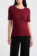 Tahari ASL Short Sleeve Sweater