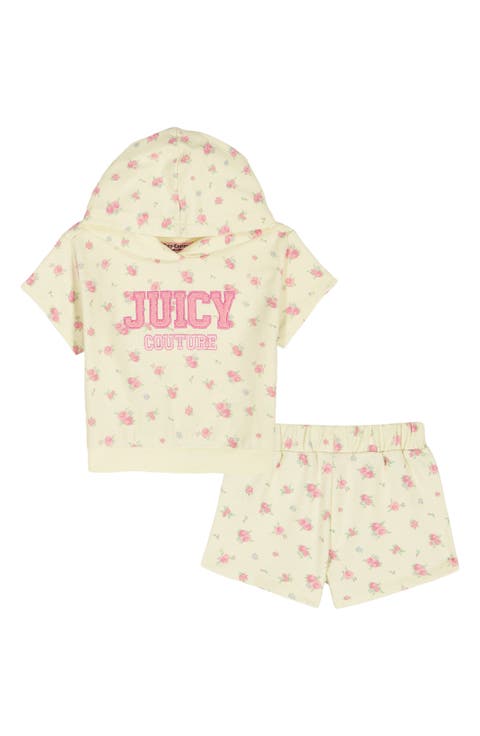 Kids' French Terry Hoodie & Shorts Set (Big Kid)