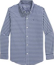 vineyard vines Kids' Mainsail Check Featherweight Performance Button-Down Shirt