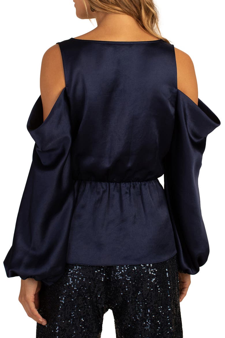 Milky Way Cold Shoulder Top, Alternate, color, NIGHT SKY