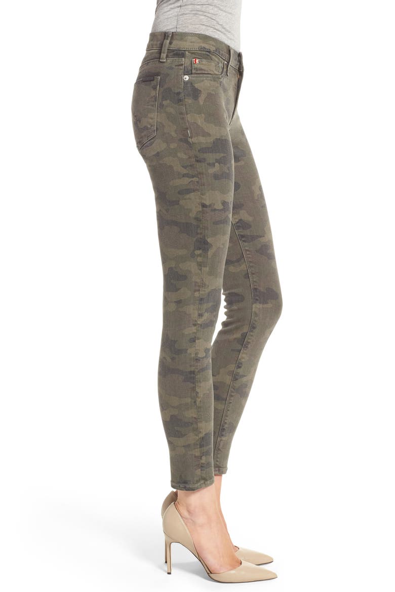 'Nico' Ankle Coated Skinny Jeans, Alternate, color, INFANTRY CAMO