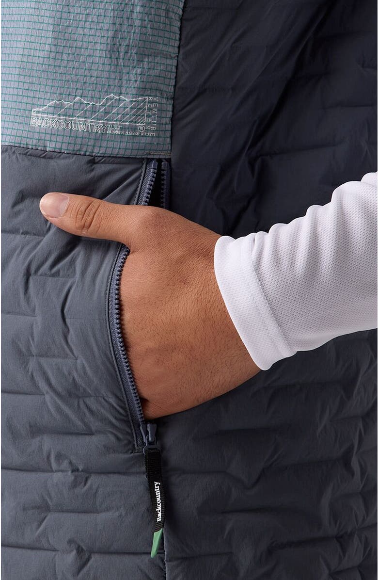 Backcountry Peale Primaloft Stitch-Free Baffle Stretch Vest - Men's, Alternate, color, Turbulence