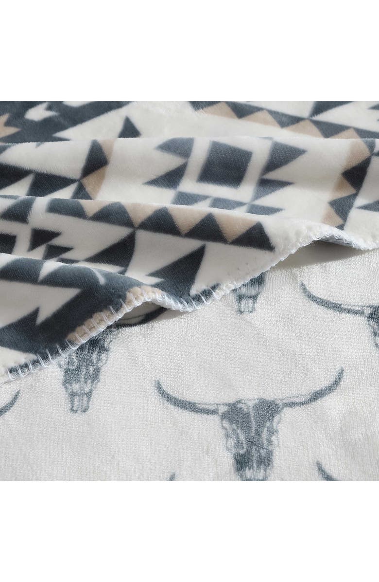 Wrangler Dakota Throw Blanket, Alternate, color, Grey