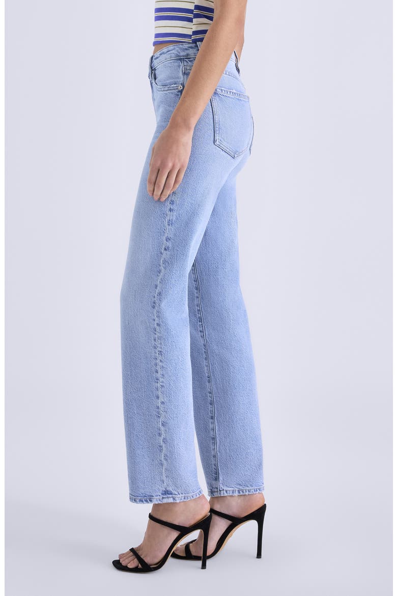 Aleks Ankle Straight Leg Jeans, Alternate, color, AEGEAN