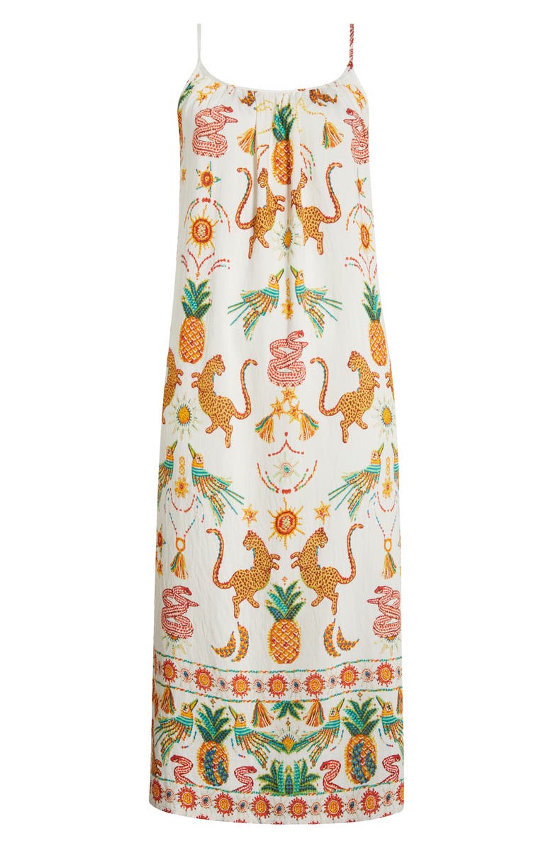 Halogen<sup>®</sup> Mixed Print Sleeveless Maxi Dress, Alternate, color, New Ivory