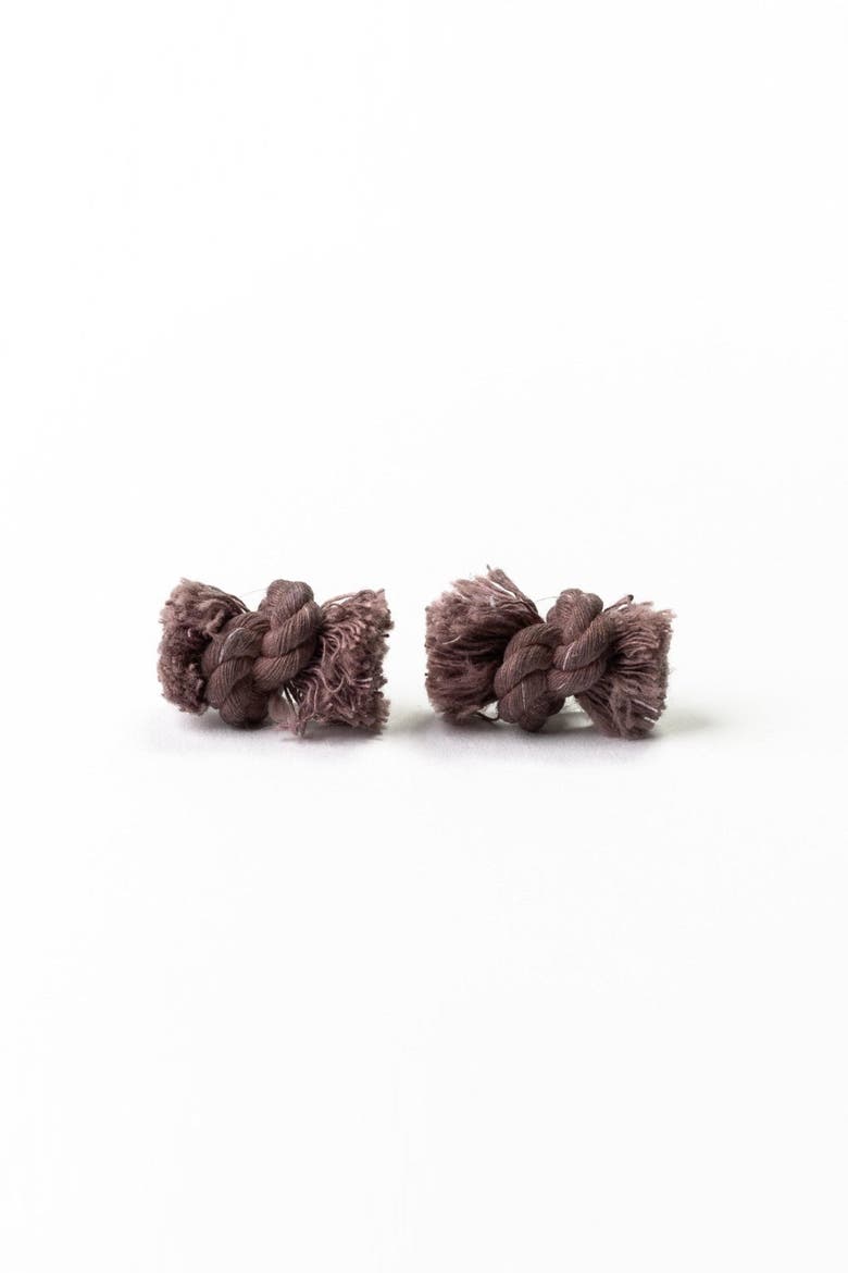 Knot Earrings, Main, color, Lilac