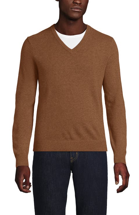 Fine Gauge Cashmere V-neck Sweater