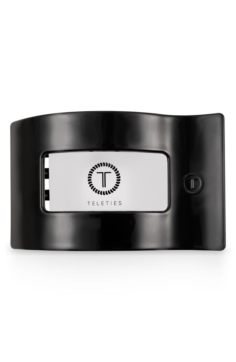 TELETIES Large Flat Rectangle Hair Clip, Alternate, color,