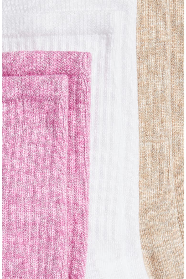 Must Have 3-Pack Assorted Crew Socks, Alternate, color, CROCUS PACK