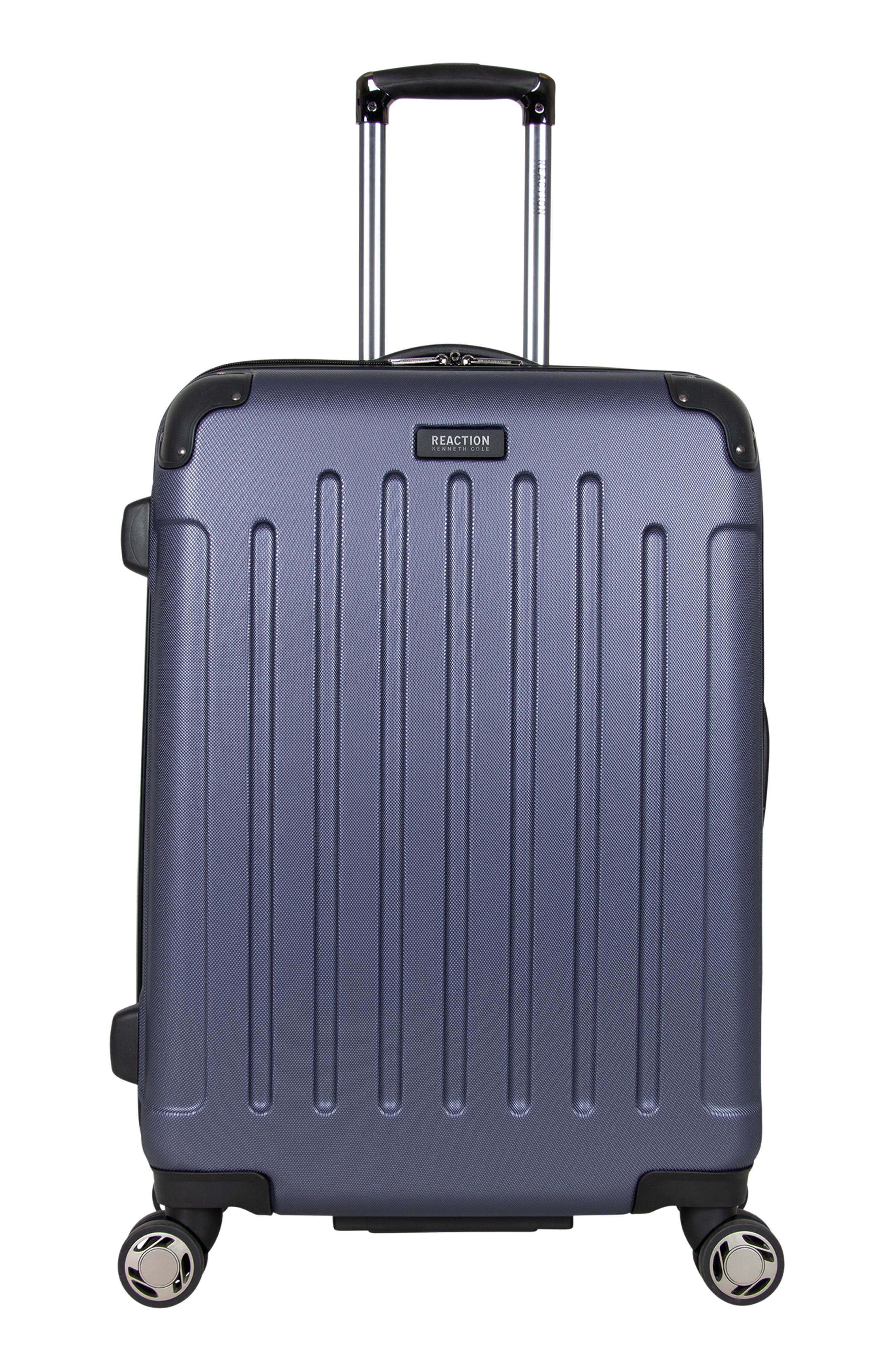 Kenneth Cole Renegade Expandable ABS 8 Wheel Suitcase - Size 24, Main, color, Smokey Purple