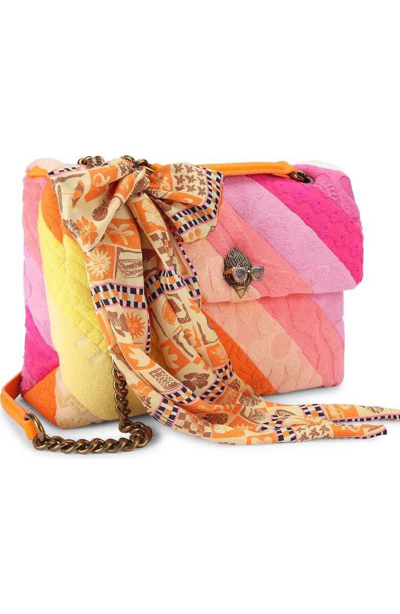 Kurt Geiger London Large Kensington Shoulder Bag, Alternate, color, Pink Multi