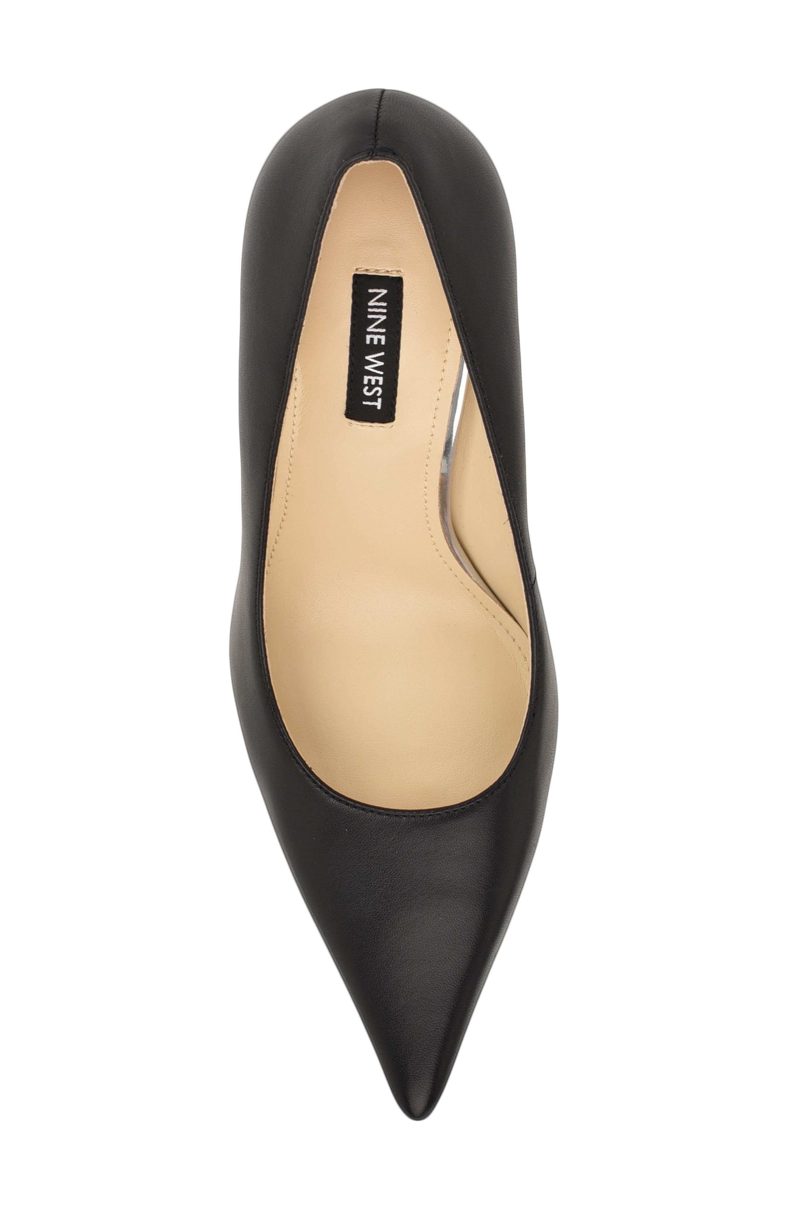 Nine West Gemmha Pointed Toe Pump, Alternate, color, Black