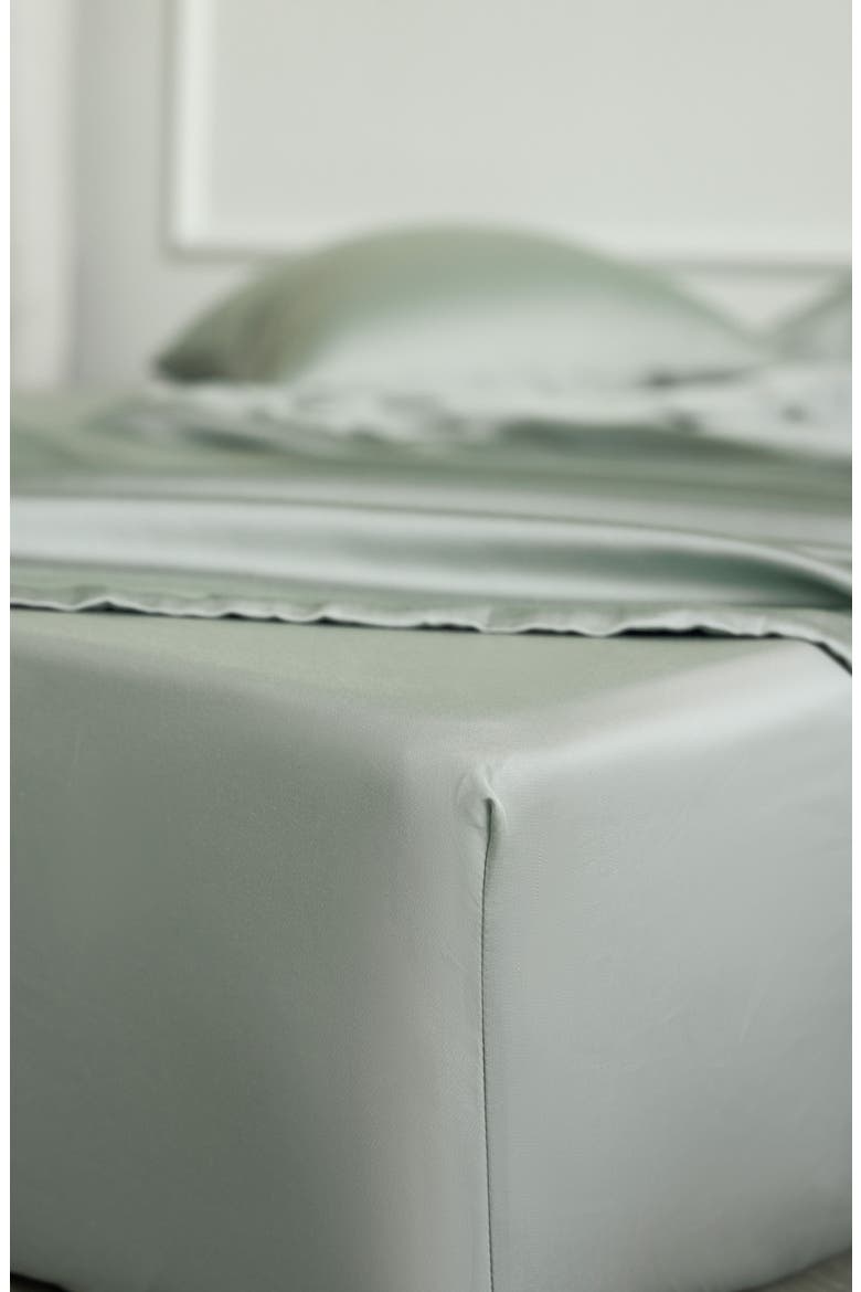 Sateen Sheet Set, Alternate, color, SAGE