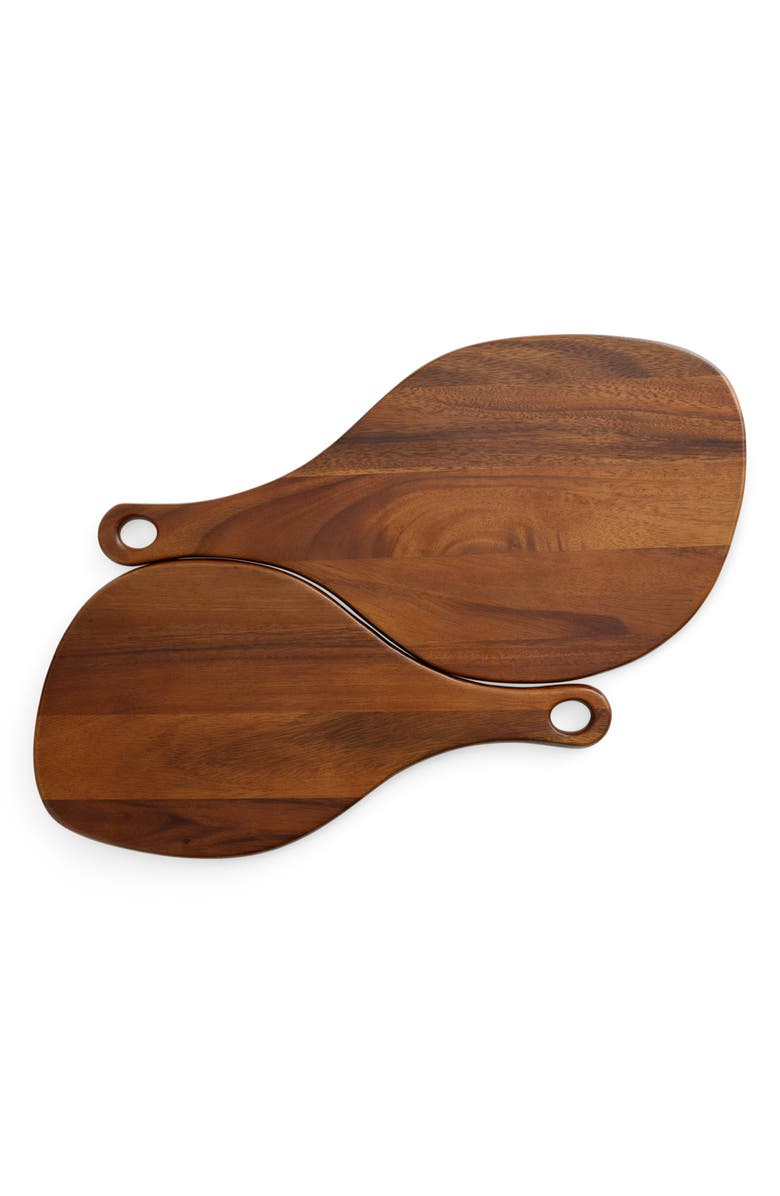 Nambé Portables Wood Cutting Board, Alternate, color, Brown
