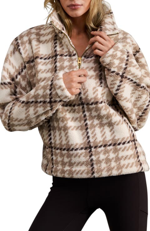 Teddy Fleece Half-Zip Pullover