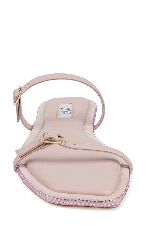 Zigi Two-strap Sandal In Pink