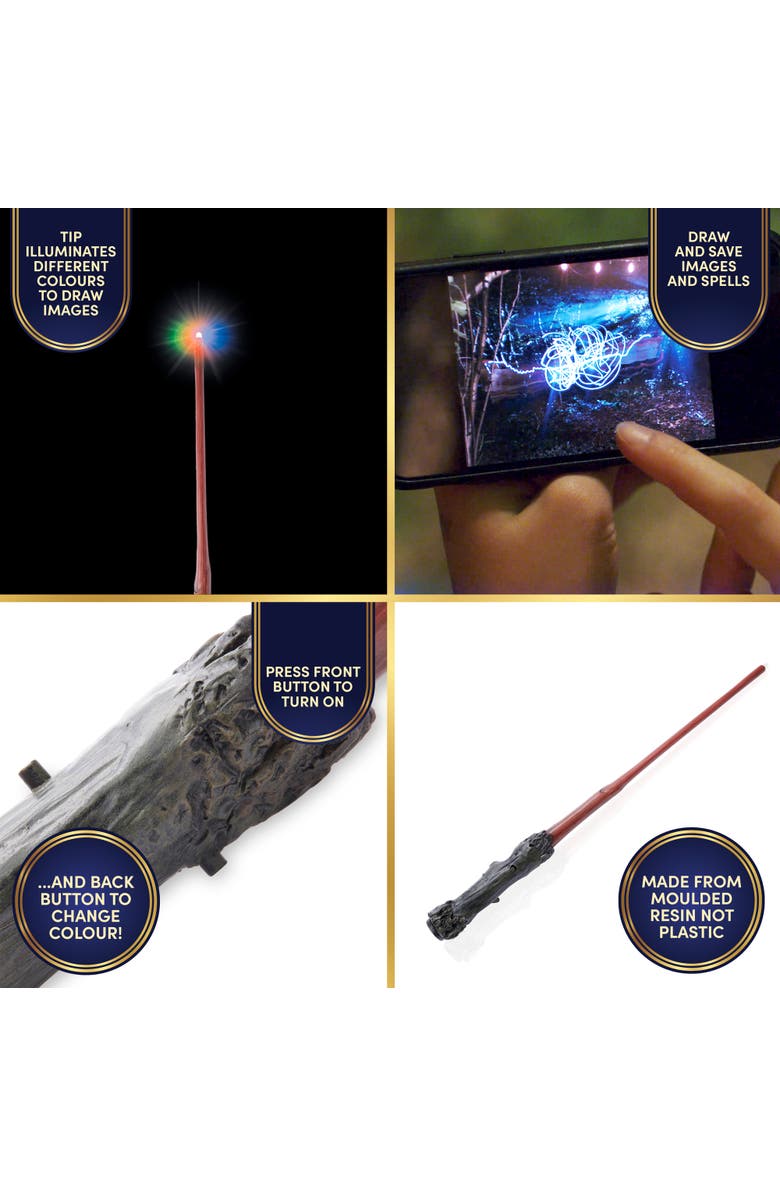 Wizarding World Deluxe Lumos Wand 14" Harry Potter Replica, Led Tip, Alternate, color, 