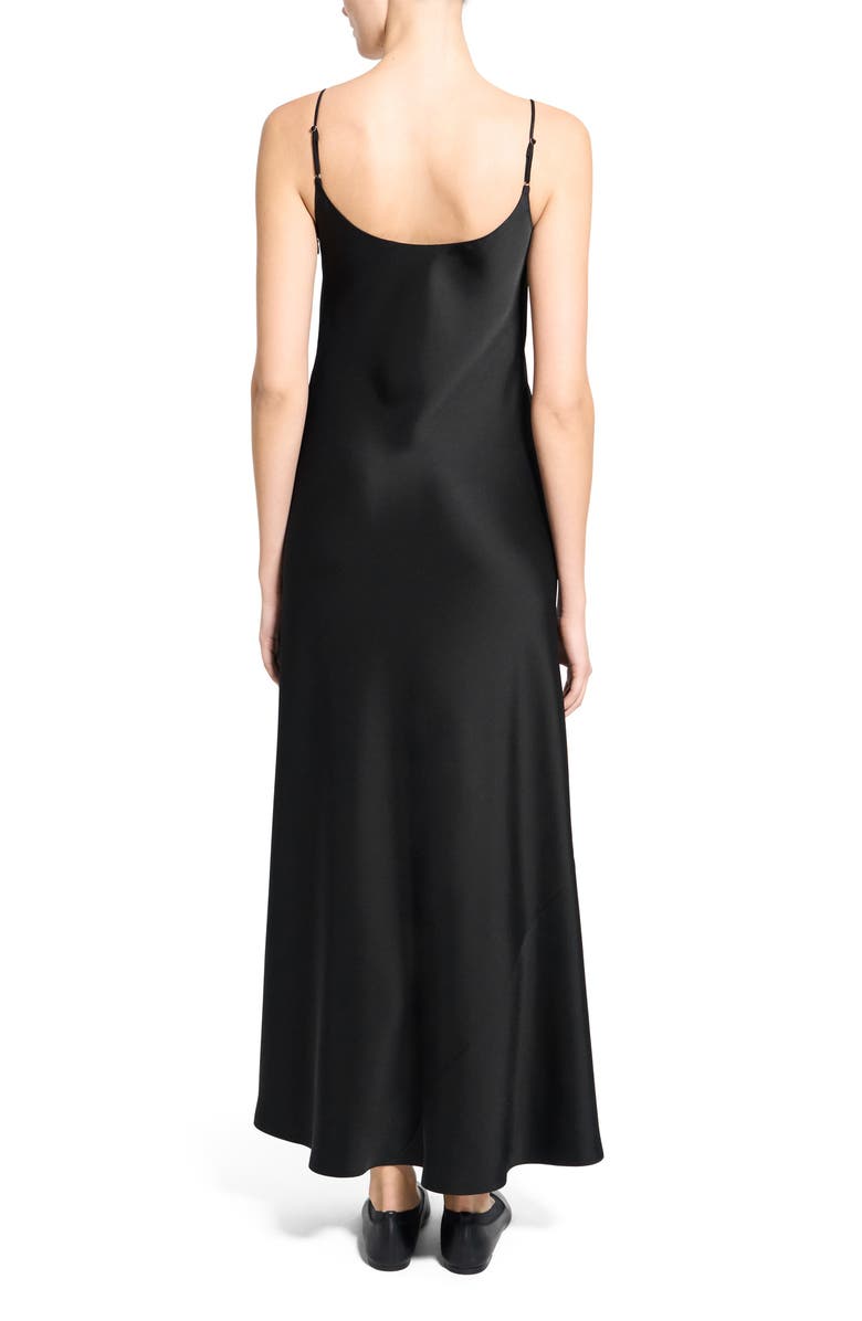 Theory Satin Slipdress, Alternate, color, Black