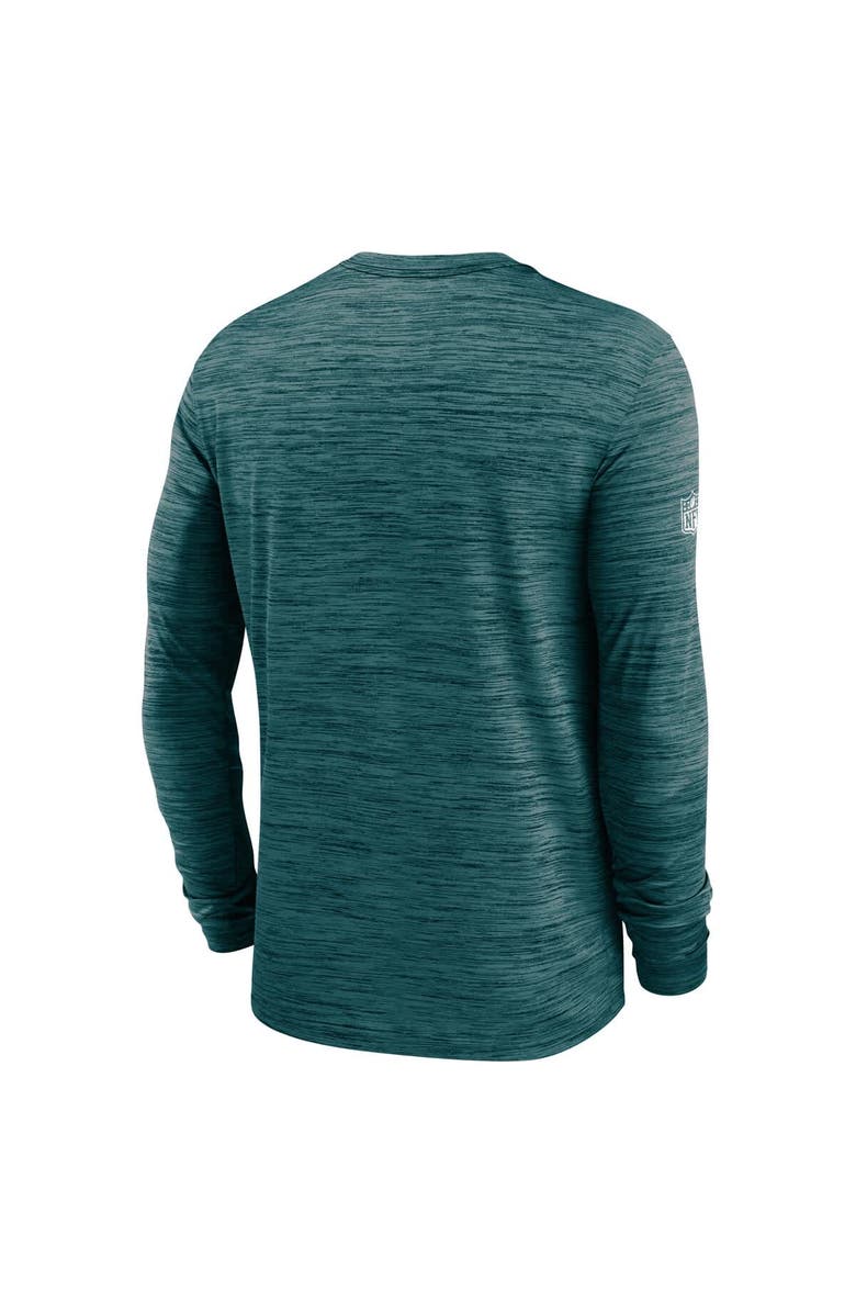 Nike Men's Nike Midnight Green Philadelphia Eagles Sideline Velocity Performance Long Sleeve T-Shirt, Alternate, color, Green