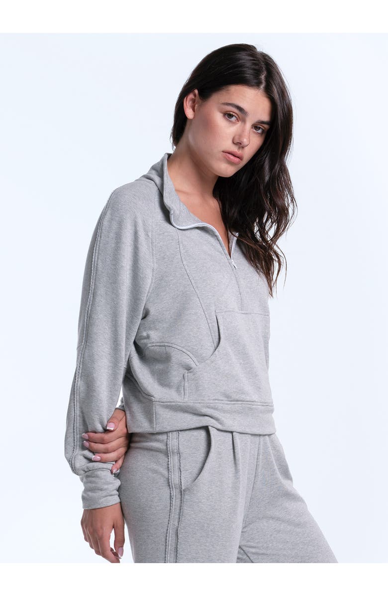 Lucky in Love Lucky Break Long Sleeve, Alternate, color, Heather Grey