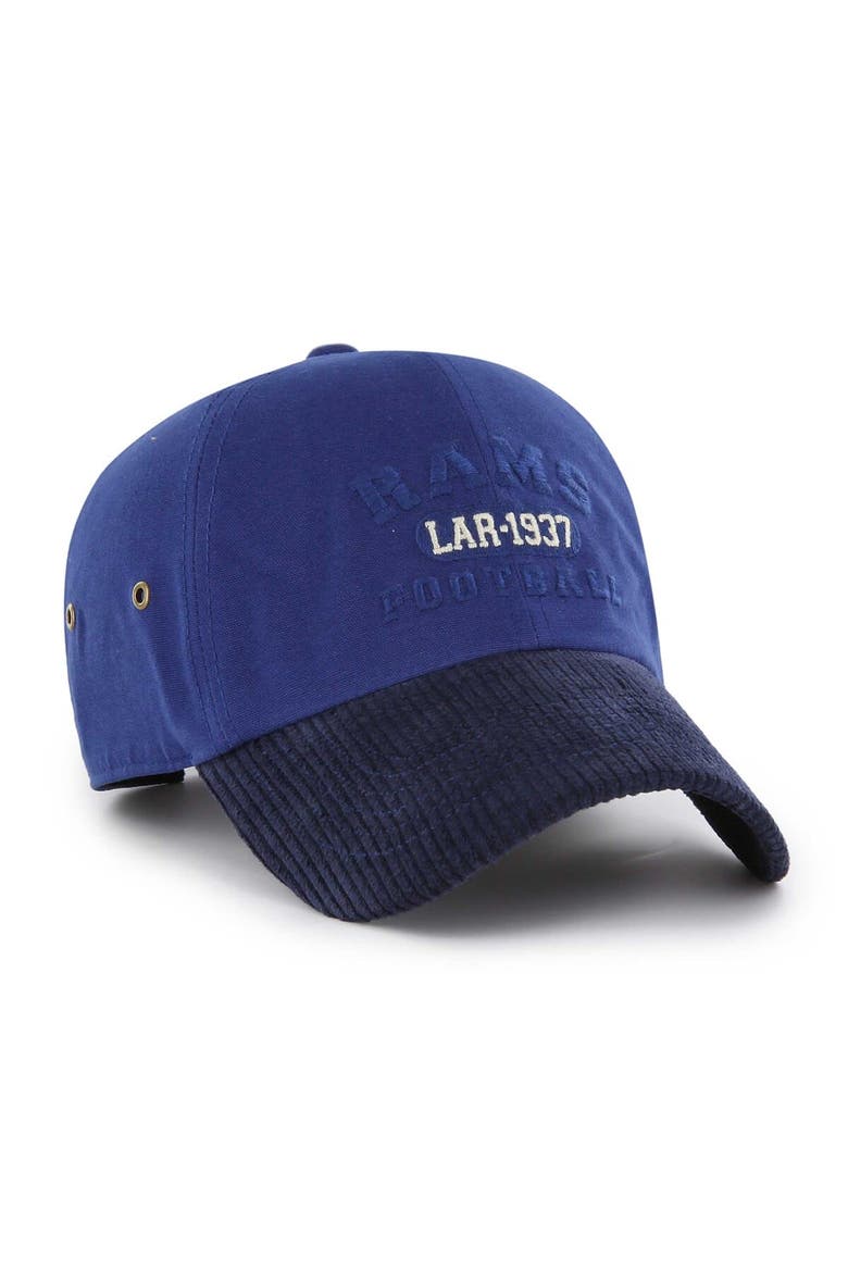 Men's '47 Royal Los Angeles Rams Ridgeway Clean Up Adjustable Hat, Alternate, color, Royal