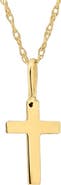 Mignonette 14k Gold Cross Necklace